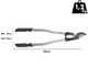 Gardena 700B Premium - Cortarramas Bypass - Longitud 70 cm