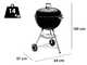 Weber Classic Kettle 57cm - Barbacoa de carb&oacute;n