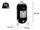Weber Smokey Mountain Cooker - Barbacoa ahumador de carb&oacute;n - 57 cm