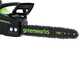 Greenworks GD60CS40K4 - Electrosierra de bater&iacute;a 60V 4Ah - Espada de 40cm