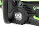 Greenworks GD60CS40K4 - Electrosierra de bater&iacute;a 60V 4Ah - Espada de 40cm