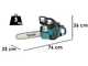 Makita EA3600F40B - Motosierra de corte de mezcla - Espada de 40cm