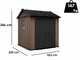 Keter Newton plus 757/775 - Caseta de jard&iacute;n - Con ventanas - 230x223.8x246 cm