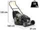 Alpina AL4 51 SHQ - Cortac&eacute;sped autopropulsado de gasolina - Motor Honda GCVx 145 - Corte 51cm