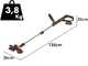 Worx WG173E - Cortabordes de bater&iacute;a 3 en 1 - 20V 4Ah