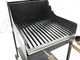 Cruccolini Fuocone Inox - Barbacoa de le&ntilde;a y carb&oacute;n de hierro artesanal
