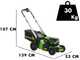 Greenworks GD60LM46SPK4 - Cortac&eacute;sped autopropulsado de bater&iacute;a - 60V/4Ah - Corte 46 cm