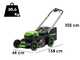 Greenworks GD48LM51SPIIK5 - Cortac&eacute;sped autopropulsado de bater&iacute;a - 48V/5Ah - Corte 51 cm