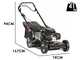 Marina Systems 4-MAXI 52 SH - 4-en-1 - Cortac&eacute;sped de gasolina autopropulsado 4x4 - Motor Honda GCVX 200