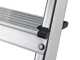 Hailo L60, 4 pelda&ntilde;os, 1.46 m - Escalera de aluminio con caballete - Ultraligera