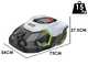EGO RM 4000 E - Robot cortac&eacute;sped - con bater&iacute;a de litio de 24V - 10Ah