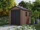 Keter Newton plus 759/975 - Caseta de jard&iacute;n - Con puerta de doble hoja y ventanas