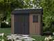 Keter Newton plus 759/975 - Caseta de jard&iacute;n - Con puerta de doble hoja y ventanas