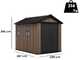 Keter Newton plus 759/975 - Caseta de jard&iacute;n - Con puerta de doble hoja y ventanas