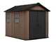 Keter Newton plus 759/975 - Caseta de jard&iacute;n - Con puerta de doble hoja y ventanas