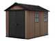 Keter Newton plus 759/975 - Caseta de jard&iacute;n - Con puerta de doble hoja y ventanas