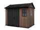 Keter Newton plus 759/975 - Caseta de jard&iacute;n - Con puerta de doble hoja y ventanas