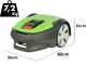 Greenworks OPTIMOW S - Robot cortac&eacute;sped - Con cable perimetral