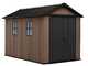 Keter Newton plus 7511/1175 - Caseta de jard&iacute;n - Con puerta de doble hoja y ventanas