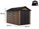 Keter Newton plus 7511/1175 - Caseta de jard&iacute;n - Con puerta de doble hoja y ventanas