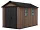 Keter Newton plus 7511/1175 - Caseta de jard&iacute;n - Con puerta de doble hoja y ventanas