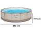 Bestway Steel Pro Max 561FY - &Oslash;396x107 cm - Piscina redonda para 7-8 personas