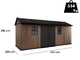 Keter Newton plus 7517/1775 - Caseta de jard&iacute;n - Con puerta de doble hoja y ventanas