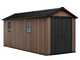 Keter Newton plus 7517/1775 - Caseta de jard&iacute;n - Con puerta de doble hoja y ventanas