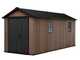 Keter Newton plus 7517/1775 - Caseta de jard&iacute;n - Con puerta de doble hoja y ventanas