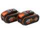 Worx Nitro WG185E - Desbrozadora de bater&iacute;a - 40V - 2x20V/4Ah