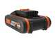Worx WG918E - Kit Cortasetos + Cortabordes de bater&iacute;a - 20/2Ah