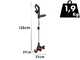 Worx WG918E - Kit Cortasetos + Cortabordes de bater&iacute;a - 20/2Ah