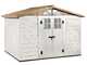 Garofalo Tuscany Evo 280 - Caseta de jard&iacute;n - Con ventanas y puerta de doble hoja - 282.5x242.5x225 cm
