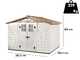 Garofalo Tuscany Evo 280 - Caseta de jard&iacute;n - Con ventanas y puerta de doble hoja - 282.5x242.5x225 cm