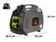 Pramac PMi2500 - Generador de corriente silencioso port&aacute;til con inversor 2.3 kW - Continua 2 kW Monof&aacute;sica