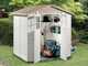 Garofalo Tuscany Evo 200 - Caseta de jard&iacute;n - Con ventanas y puerta de doble hoja