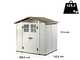 Garofalo Tuscany Evo 200 - Caseta de jard&iacute;n - Con ventanas y puerta de doble hoja