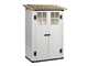 Garofalo Tuscany Evo 100 - Caseta de jard&iacute;n - Con ventanas y puerta de doble hoja