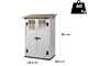 Garofalo Tuscany Evo 100 - Caseta de jard&iacute;n - Con ventanas y puerta de doble hoja