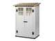 Garofalo Tuscany Evo 100 - Caseta de jard&iacute;n - Con ventanas y puerta de doble hoja