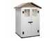 Garofalo Tuscany Evo 120 - Caseta de jard&iacute;n - Con ventanas y puerta de doble hoja - 122.5x122.5x214 cm