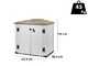 Garofalo Tuscany Evo 100 - Armario para herramientas - 122.5x82.5x133 cm