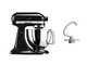 KitchenAid Artisan 5KSM125-EOB Negro &Oacute;nix - Amasadora con cabeza inclinable