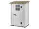 Garofalo Tuscany Evo 100 - Caseta de jard&iacute;n - Con ventana y puerta de una hoja - 122.5x82.5x201 cm