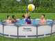 Bestway Steel Pro Max 56416 - &Oslash;366x76 cm - Piscina redonda para 5-6 personas