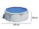 Gre Atlantis Redonda &Oslash;350 x 120cm - Piscina desmontable de acero - Filtro Aqualoon