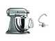 KitchenAid Artisan 5KSM125-ECU Gris Plata - Amasadora con cabeza inclinable
