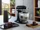 KitchenAid Artisan 5KSM125 Negro Mate - Amasadora con cabeza inclinable