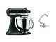 KitchenAid Artisan 5KSM125 Negro Mate - Amasadora con cabeza inclinable