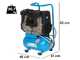 ABAC START QUIETE OS10 - Compresor de aire el&eacute;ctrico monof&aacute;sico silencioso - Sin aceite - Motor 1 HP - 6 L